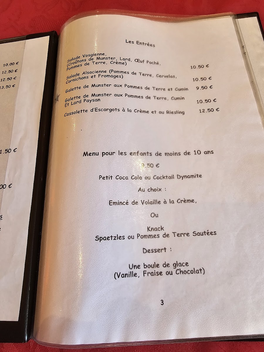Menu Auberge Du Lac-6