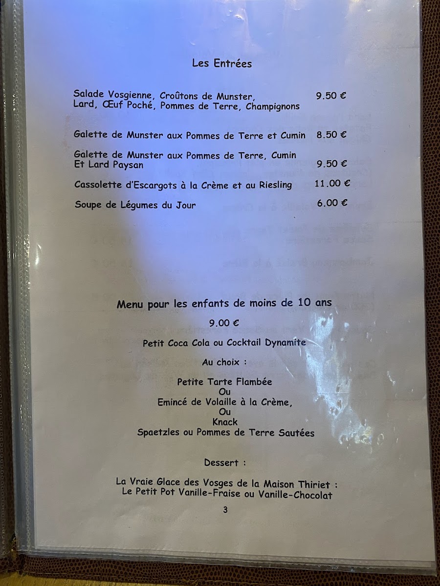 Menu Auberge Du Lac-9